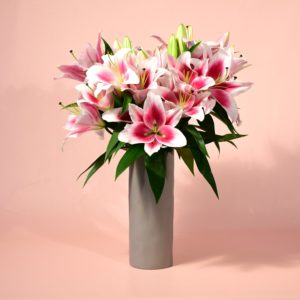 Pink Lilies